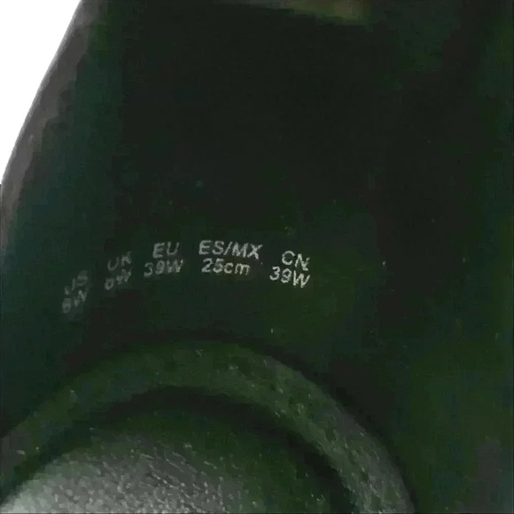 Essentials Women's Two Strap Heeled Sandal Size 8W - Picture 8 of 8